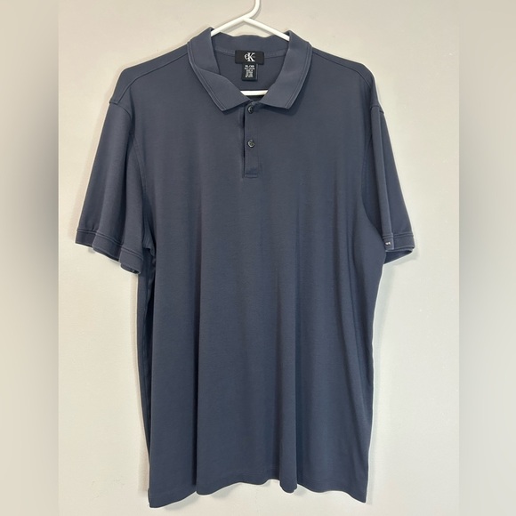 Calvin Klein Other - Men’s Calvin Klein Blue Polo Shirt Short Sleeve, Size XL